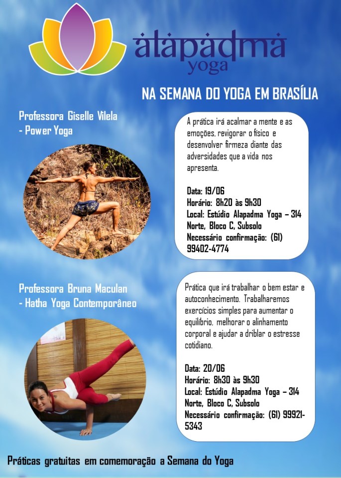 Alapadma na Semana do Yoga
